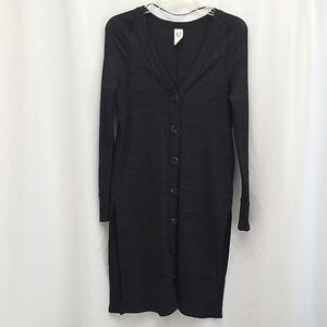 We the Free Sparkles Long Line Button Up Cardigan Size XS